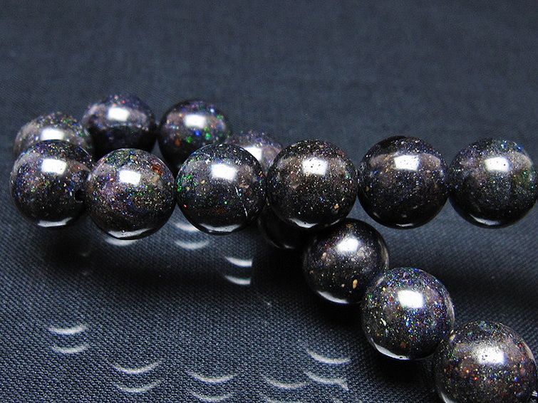 ブラックオパール ブレスレット 11mm [T249-4671] 2枚目