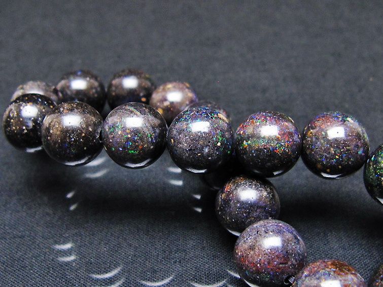 ブラックオパール ブレスレット 11mm [T249-4847] 2枚目