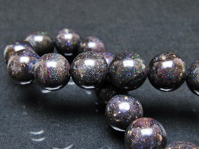 ブラックオパール ブレスレット 12mm [T249-4848] 2枚目