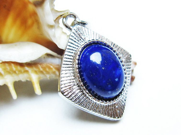 ラピスラズリ ペンダント [T25-40768] 2枚目