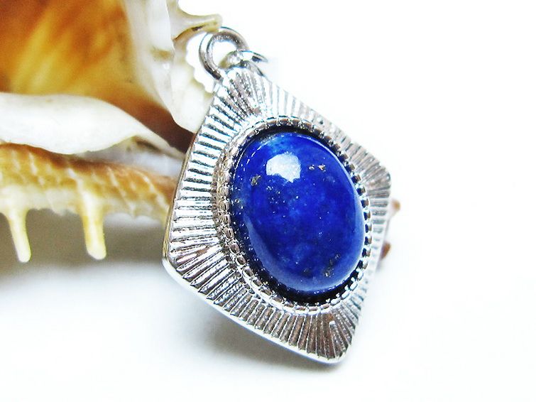 ラピスラズリ ペンダント [T25-40784] 2枚目