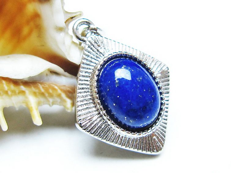 ラピスラズリ ペンダント [T25-40855] 2枚目