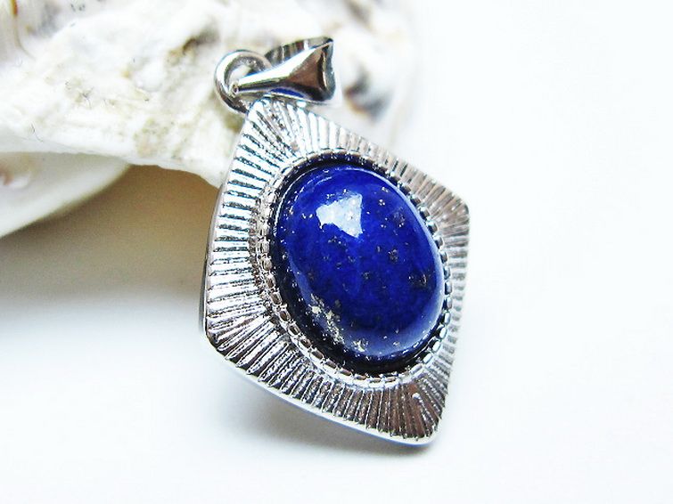 ラピスラズリ ペンダント [T25-40987] 2枚目