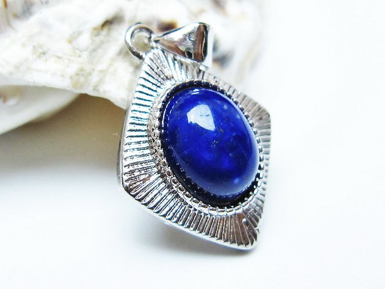 ラピスラズリ ペンダント [T25-40996] 2枚目