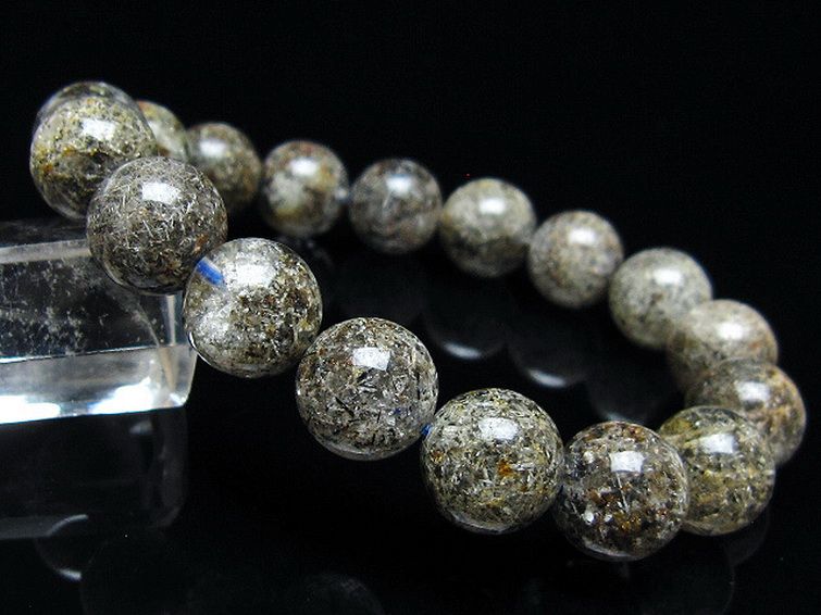 ガーデン トルマリンルチル入り ブレスレット 12mm [t253-2965] 1枚目