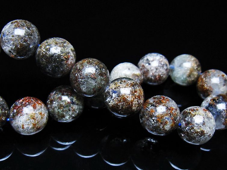 ガーデン トルマリンルチル入り ブレスレット 12mm [t253-3042] 2枚目