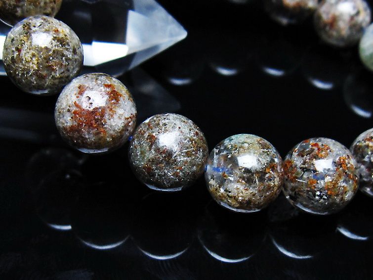 ガーデン トルマリンルチル入り ブレスレット 12mm [t253-3042] 3枚目