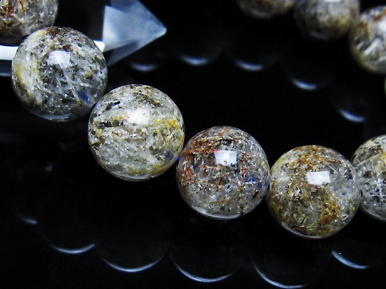 ガーデン トルマリンルチル入り  ブレスレット 14mm [T253-3064] 3枚目