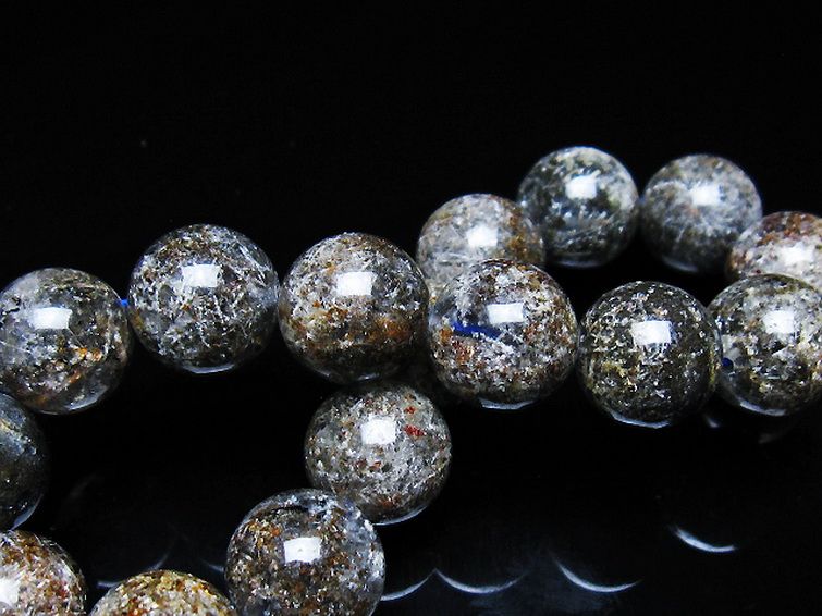 ガーデン トルマリンルチル入り ブレスレット 13mm [t253-3081] 2枚目