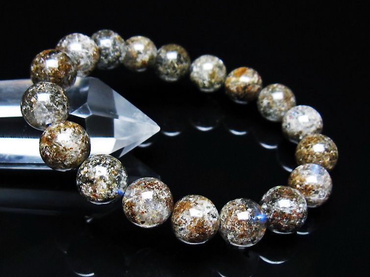 ガーデン トルマリンルチル入り  ブレスレット 11mm [T253-3084] 1枚目