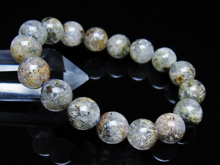 ガーデン トルマリンルチル入り  ブレスレット 12mm [T253-3137] 1枚目