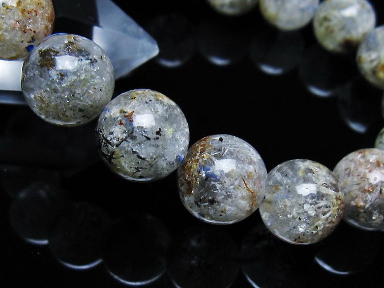 ガーデン トルマリンルチル入り  ブレスレット 12mm [T253-3137] 3枚目