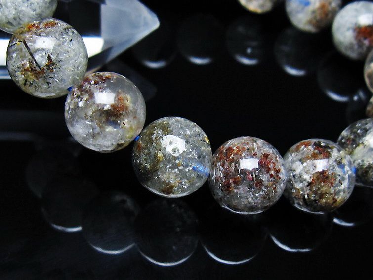 ガーデン トルマリンルチル入り  ブレスレット 12mm [T253-3181] 3枚目