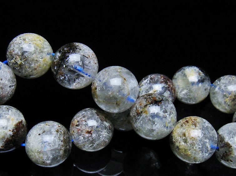 ガーデン トルマリンルチル入り  ブレスレット 14mm [T253-3185] 2枚目