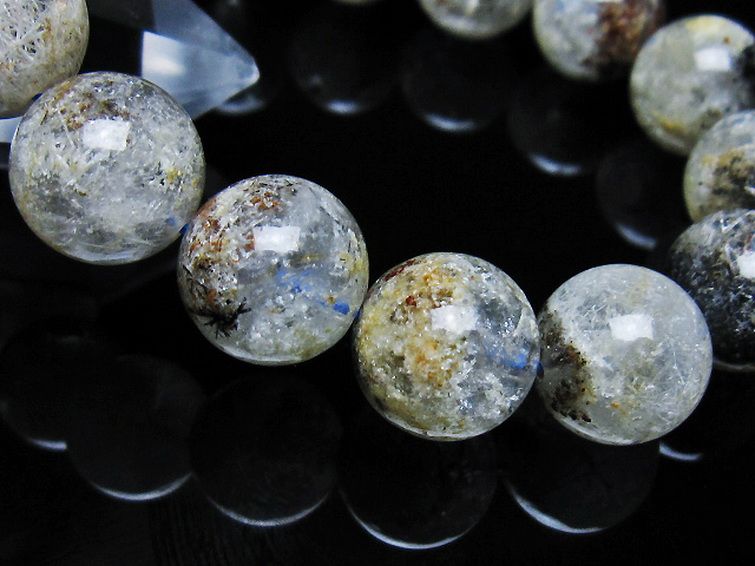 ガーデン トルマリンルチル入り  ブレスレット 14mm [T253-3185] 3枚目