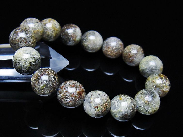 ガーデン トルマリンルチル入り  ブレスレット 14mm [T253-3189] 1枚目