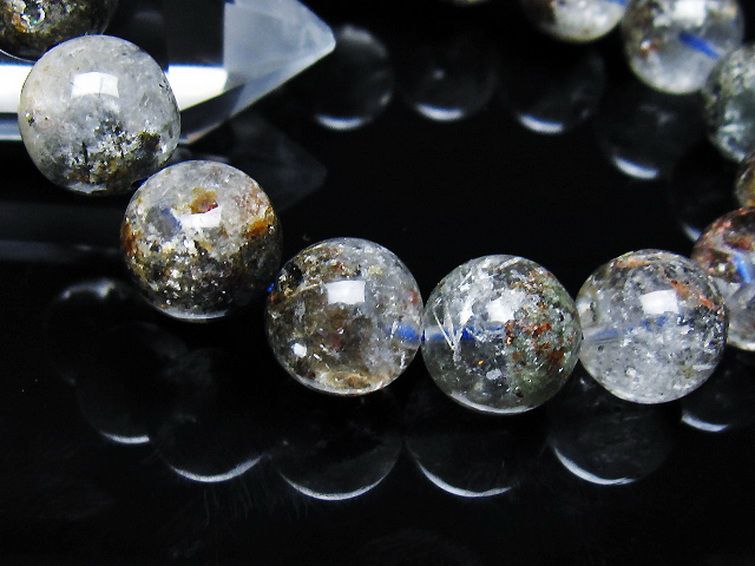 ガーデン トルマリンルチル入り  ブレスレット 13mm [T253-3203] 3枚目