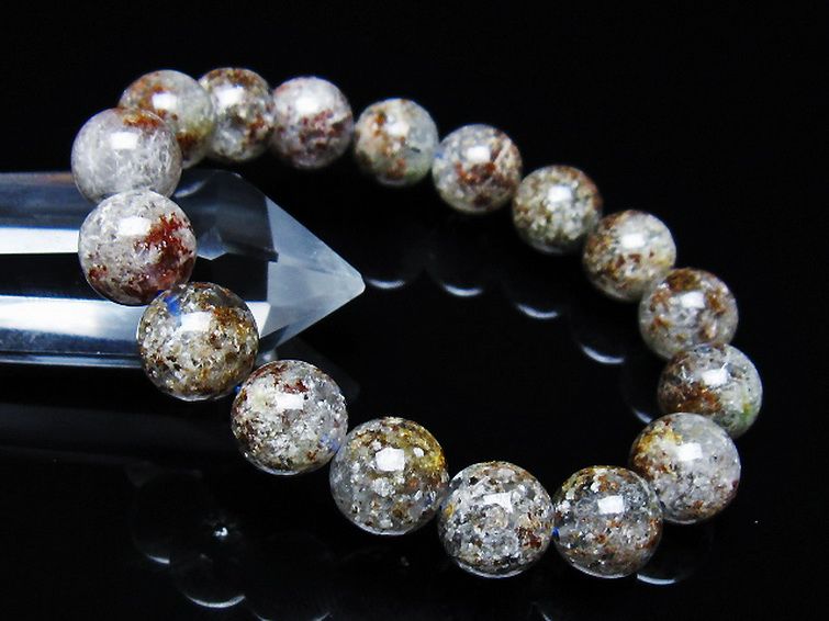 ガーデン トルマリンルチル入り ブレスレット 12mm [t253-3219] 1枚目