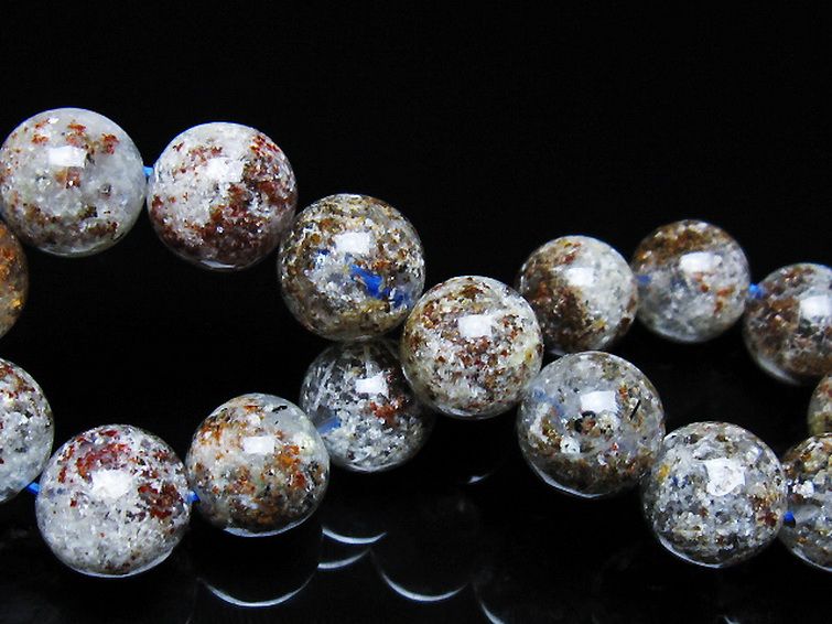 ガーデン トルマリンルチル入り ブレスレット 12mm [t253-3219] 2枚目