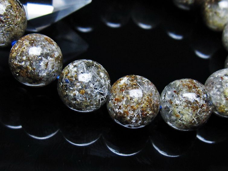 ガーデン トルマリンルチル入り  ブレスレット 12mm [T253-3225] 3枚目