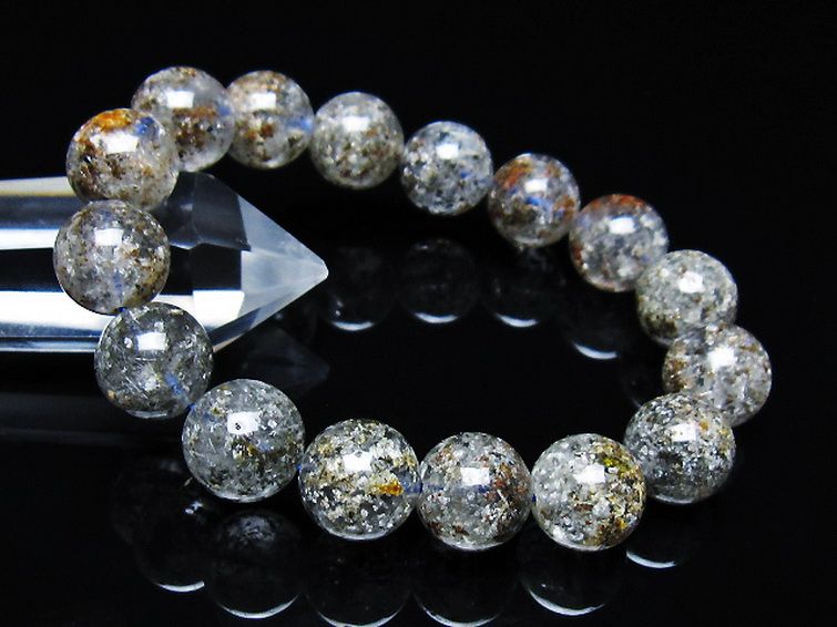 ガーデン トルマリンルチル入り  ブレスレット 13mm [T253-3233] 1枚目