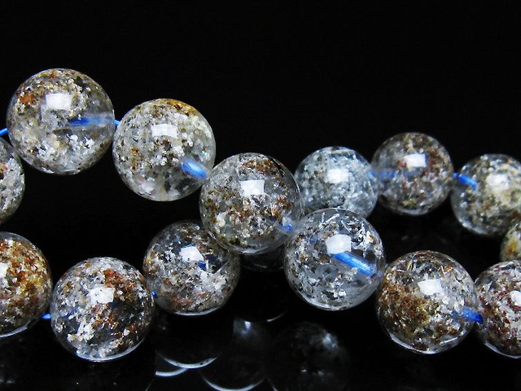 ガーデン トルマリンルチル入り  ブレスレット 14mm [T253-3241] 2枚目