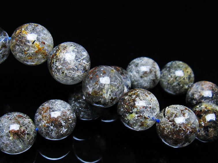 ガーデン トルマリンルチル入り  ブレスレット 13mm [T253-3246] 2枚目