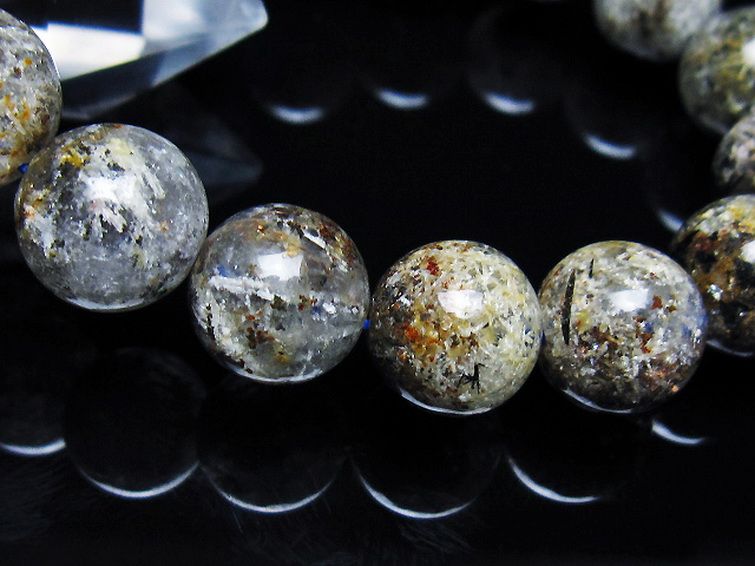 ガーデン トルマリンルチル入り  ブレスレット 13mm [T253-3246] 3枚目