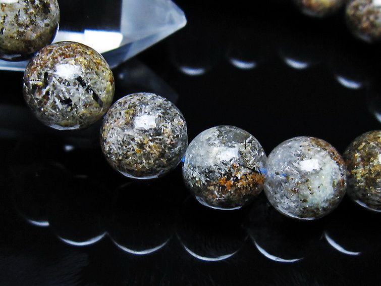 ガーデン トルマリンルチル入り  ブレスレット 12mm [T253-3250] 3枚目