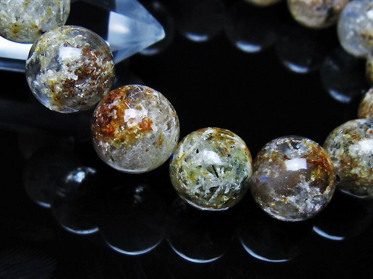 ガーデン トルマリンルチル入り  ブレスレット 14mm [T253-3258] 3枚目