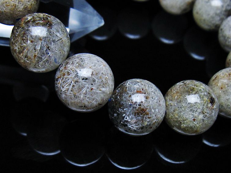 ガーデン トルマリンルチル入り ブレスレット 14mm [t253-3259] 3枚目