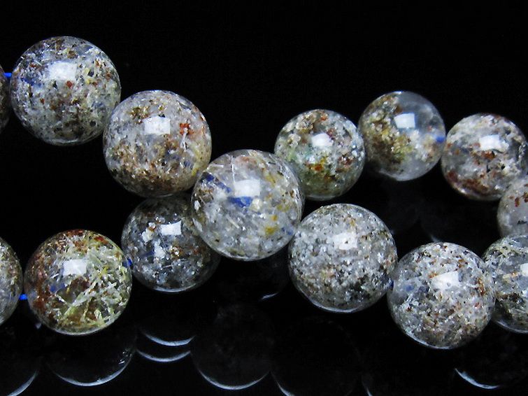 ガーデン トルマリンルチル入り  ブレスレット 14mm [T253-3260] 2枚目