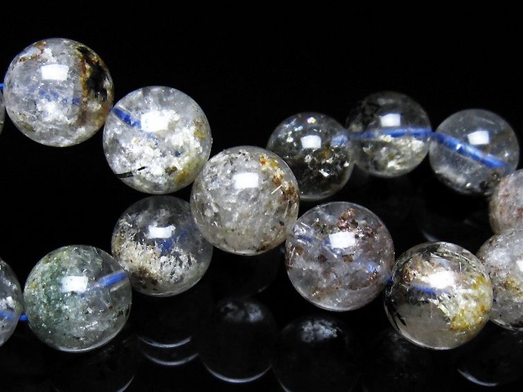 ガーデン トルマリンルチル入り ブレスレット 13mm [t253-3300] 2枚目