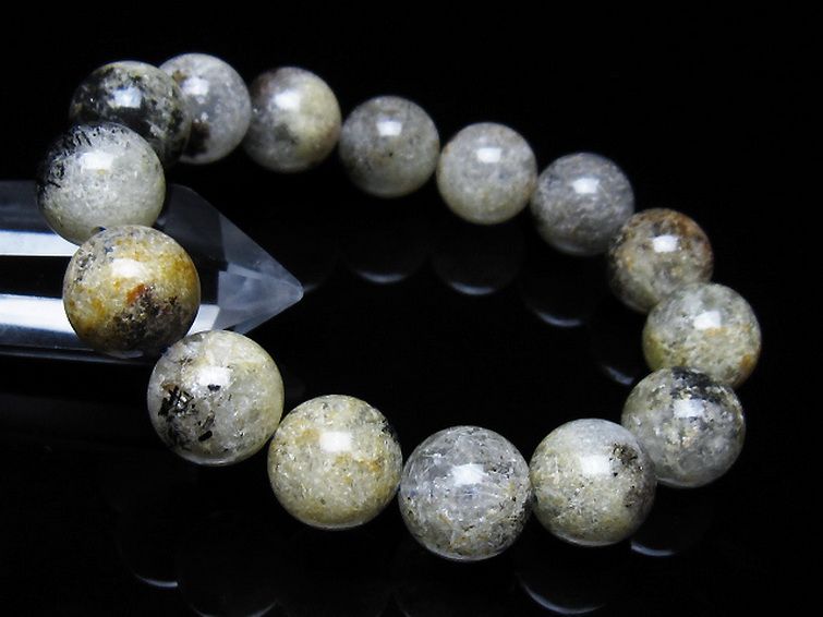 ガーデン トルマリンルチル入り ブレスレット 15mm [t253-3327] 1枚目