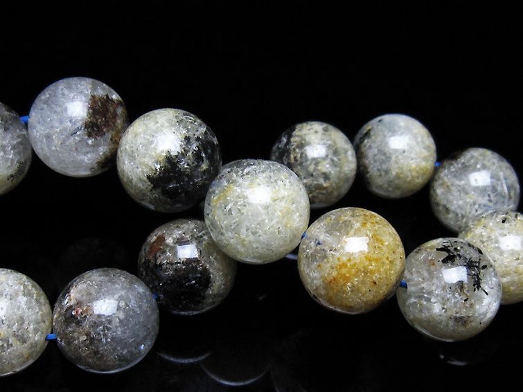 ガーデン トルマリンルチル入り ブレスレット 15mm [t253-3327] 2枚目