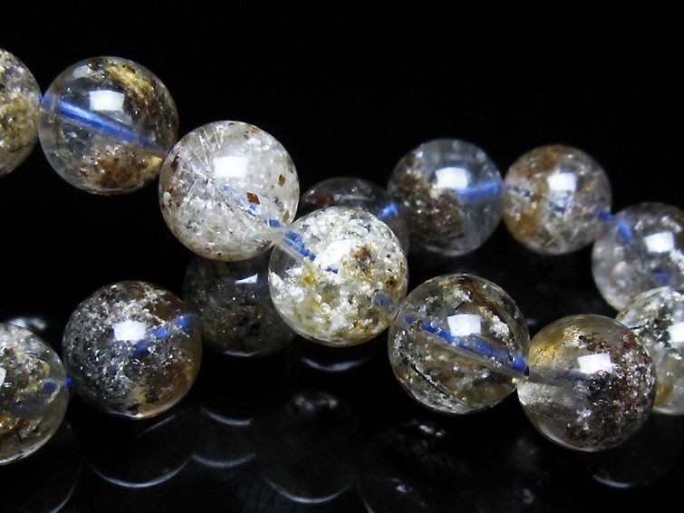 ガーデン トルマリンルチル入り ブレスレット 14mm [t253-3332] 2枚目