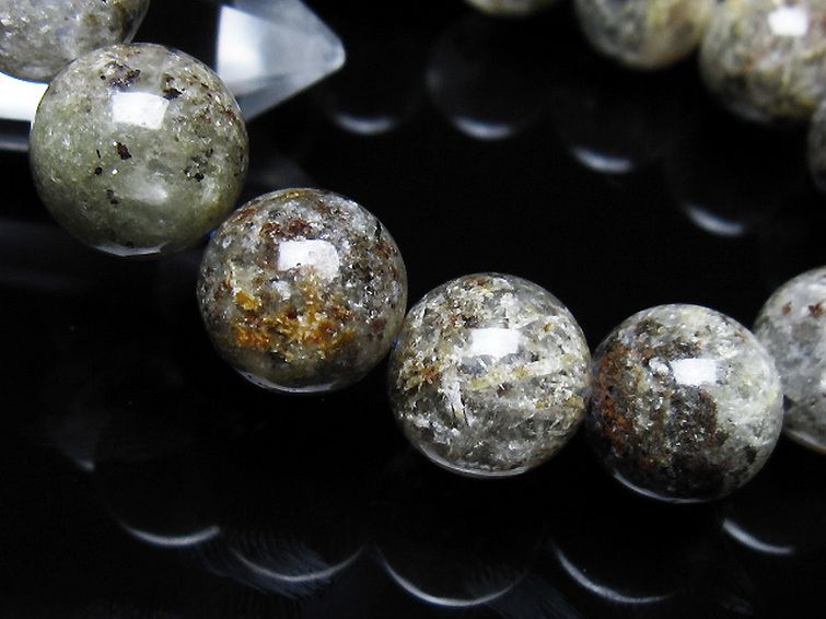 ガーデン トルマリンルチル入り ブレスレット 14mm [t253-3365] 3枚目