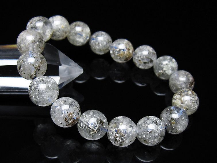 ガーデン トルマリンルチル入り ブレスレット 12mm [t253-3375] 1枚目