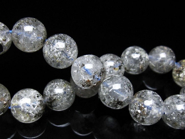 ガーデン トルマリンルチル入り ブレスレット 12mm [t253-3375] 2枚目