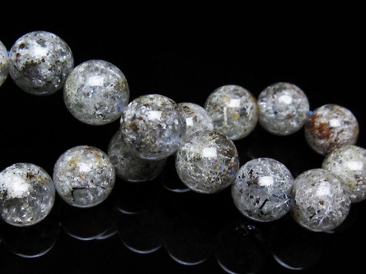 ガーデン トルマリンルチル入り ブレスレット 12mm [t253-3381] 2枚目