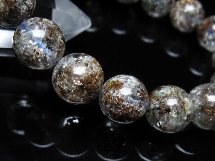 ガーデン トルマリンルチル入り ブレスレット 12mm [t253-3389] 3枚目