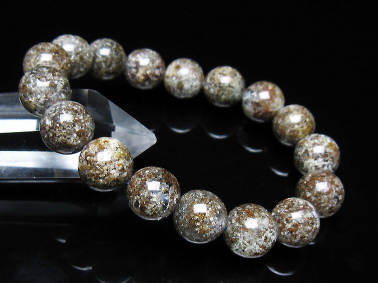 ガーデン トルマリンルチル入り ブレスレット 12mm [t253-3391] 1枚目