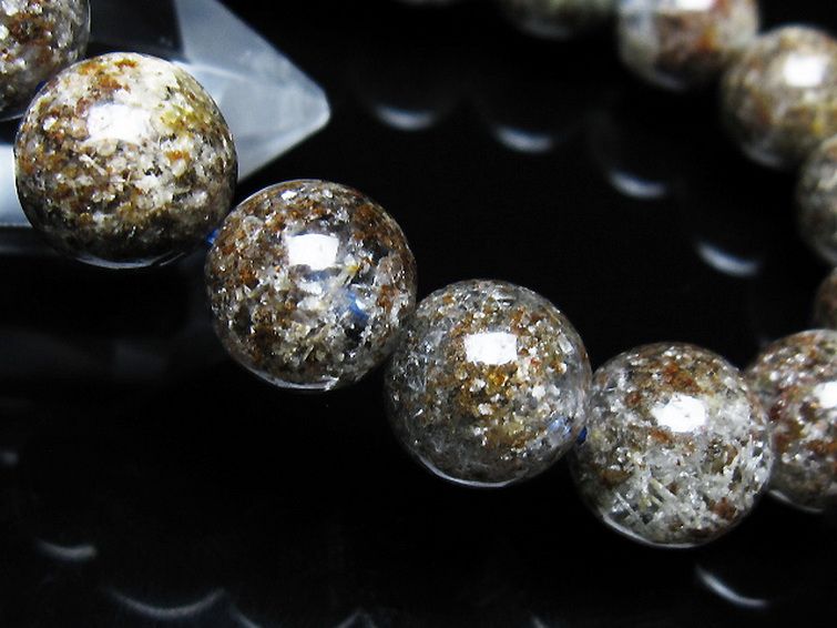 ガーデン トルマリンルチル入り ブレスレット 12mm [t253-3391] 3枚目