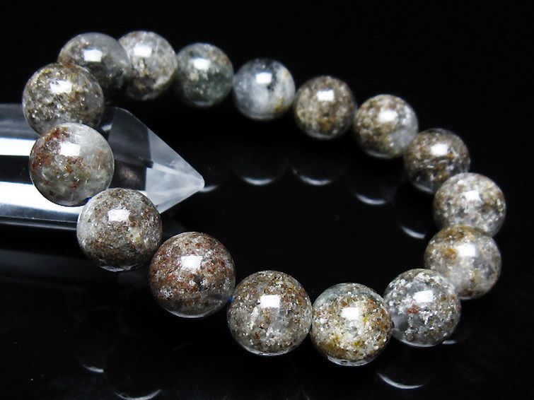 ガーデン トルマリンルチル入り ブレスレット 13mm [t253-3395] 1枚目