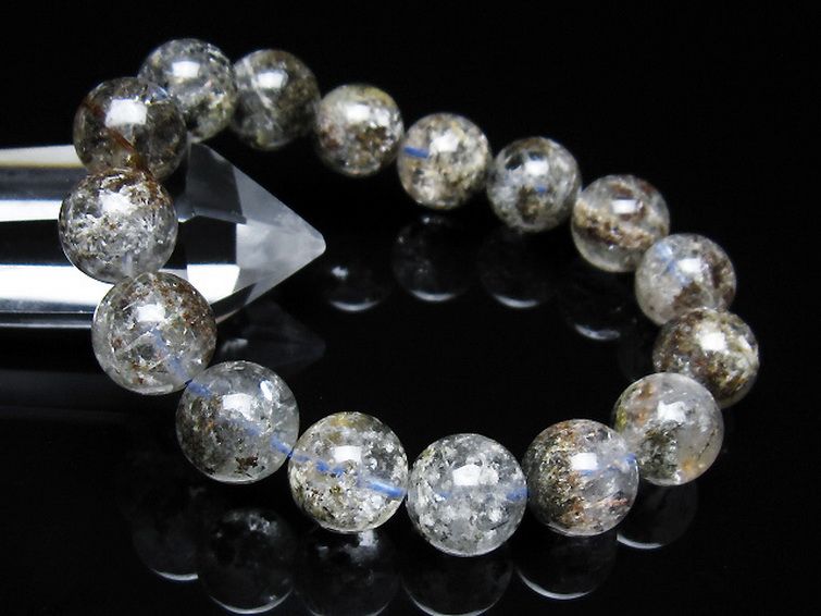 ガーデン トルマリンルチル入り ブレスレット 13mm [t253-3406] 1枚目