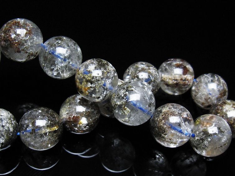 ガーデン トルマリンルチル入り ブレスレット 13mm [t253-3406] 2枚目