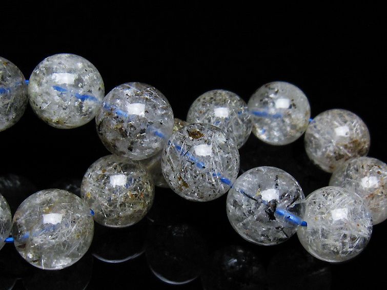 ガーデン トルマリンルチル入り ブレスレット 14mm [t253-3414] 2枚目