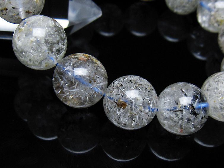 ガーデン トルマリンルチル入り ブレスレット 14mm [t253-3414] 3枚目