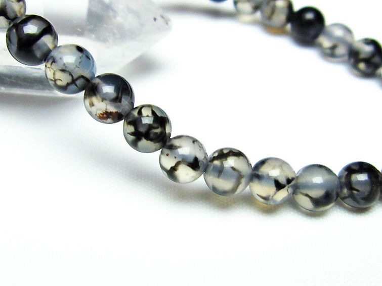 龍紋メノウ ブレスレット 6mm [T256-4135] 3枚目