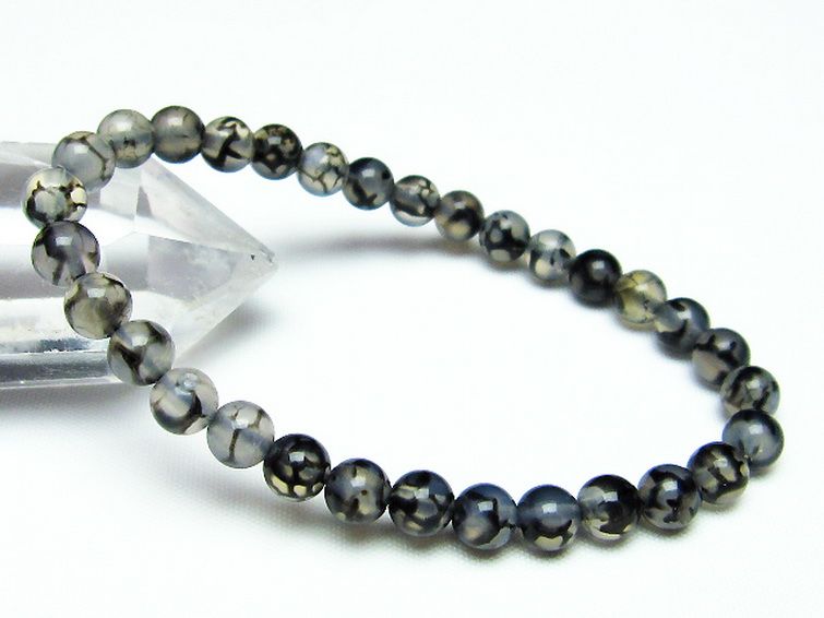 龍紋メノウ ブレスレット 6mm [T256-4140] 1枚目